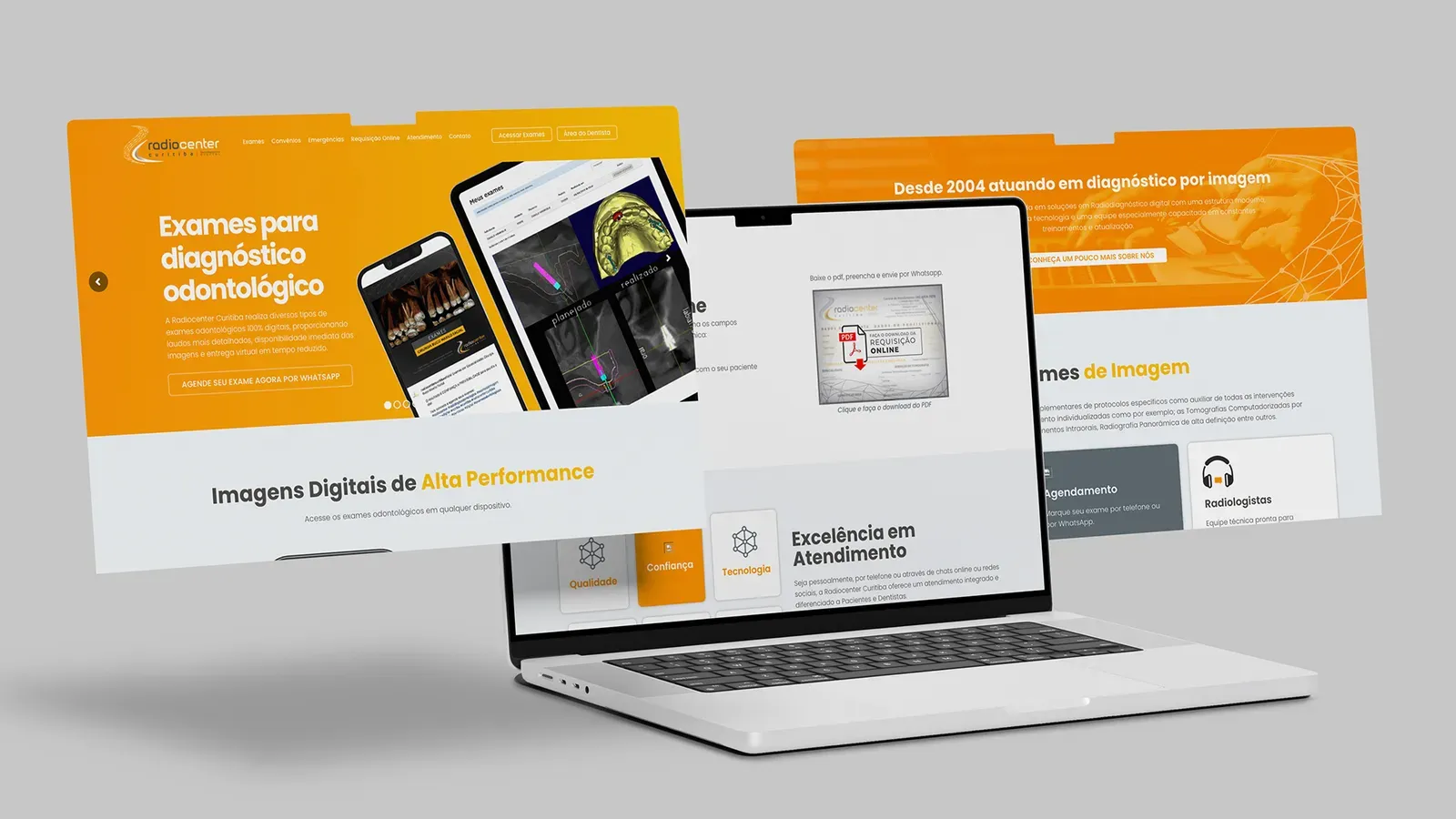 Website B2B para distribuidor de radiocomunicação - Desenvolvimento web industrial