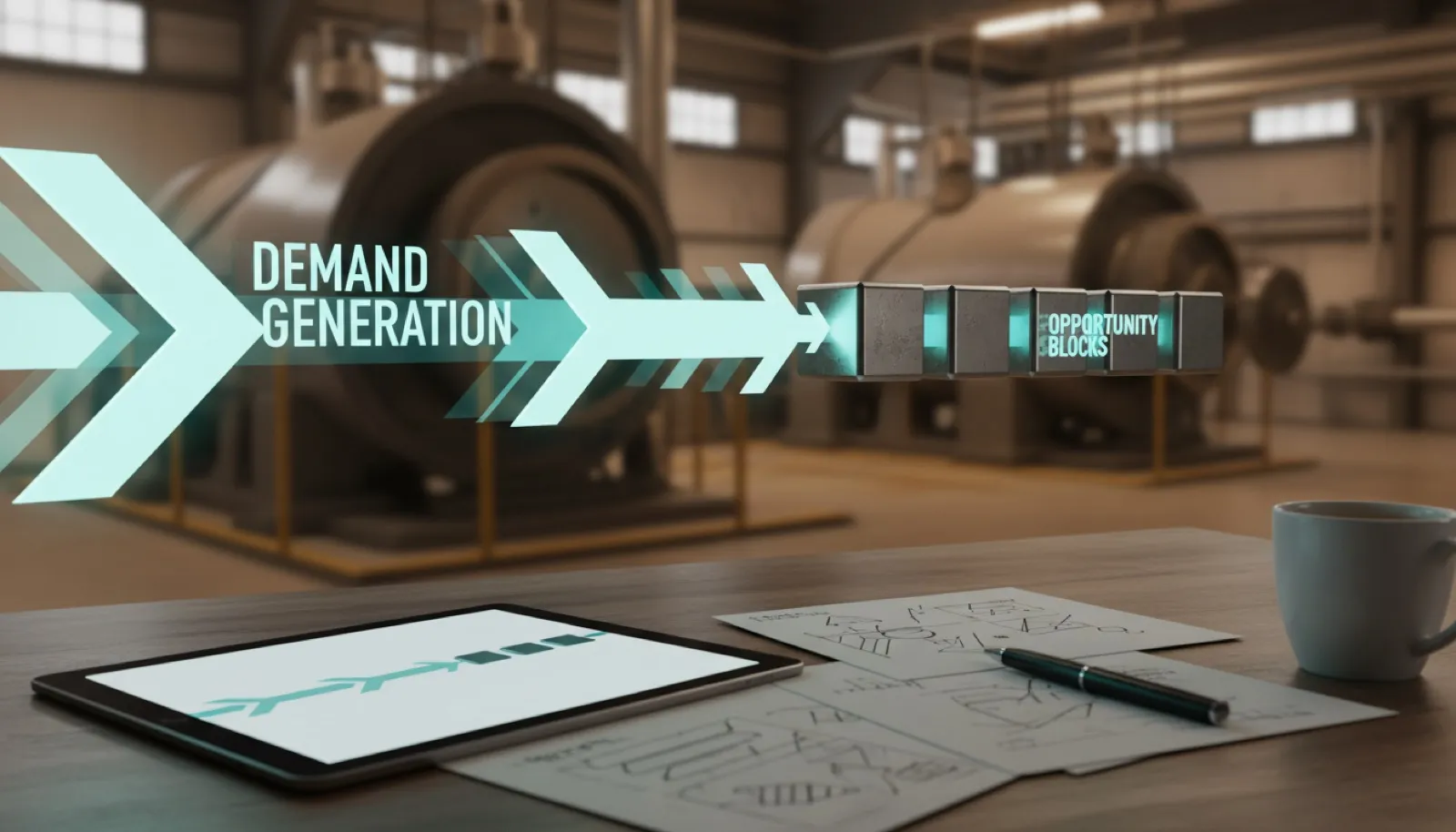 Sessão de Estratégias de Geração de Demanda B2B e Inbound Marketing Industrial