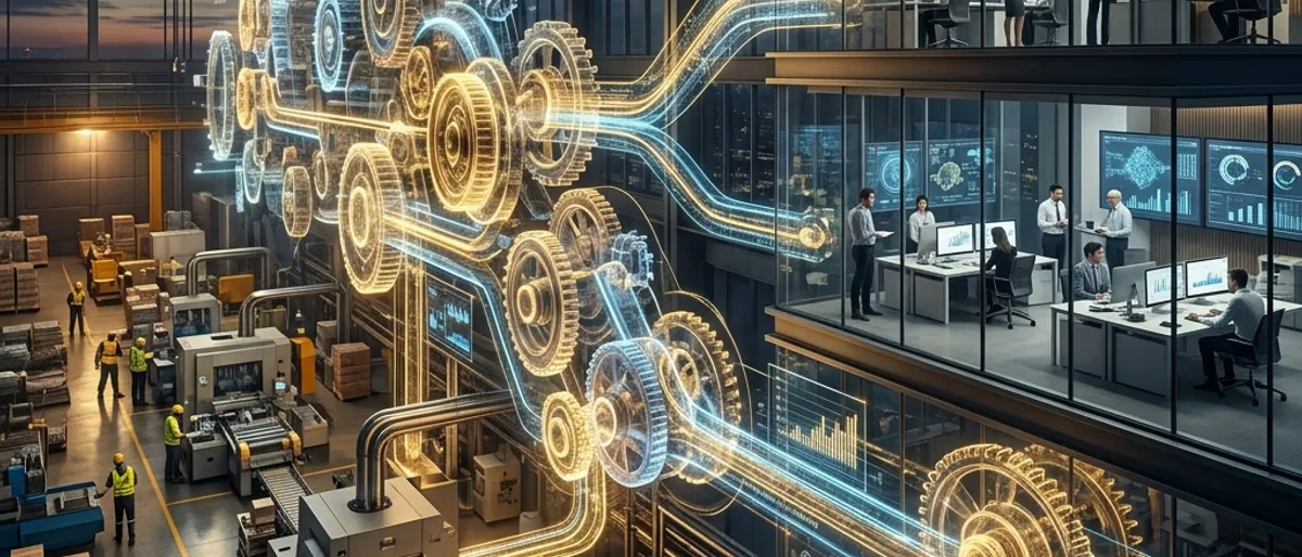 Infográfico da Máquina de Vendas Industrial — sistema de aquisição B2B